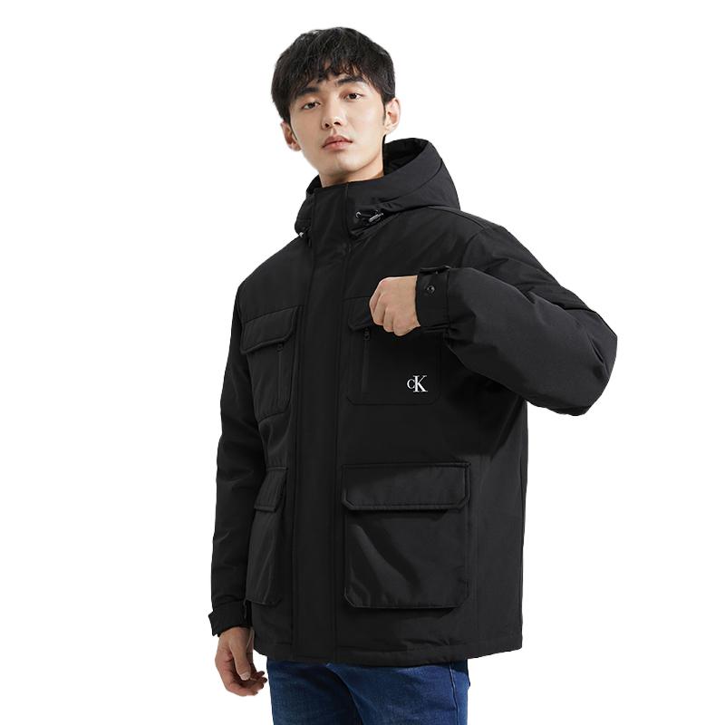 Calvin Klein Down Jackets Men's Hooded Moderate Parka Down Jacket J325485