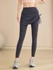High-Waisted Tummy-Control Two-in-One Yoga Skirt Pants for Women - Plus Size, Anti-Exposure, Ideal for Pilates and Running