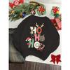 Kids Long Sleeve Crewneck Sweatshirt, Fashion Christmas Letter Print, Autumn Winter Kids Outfit