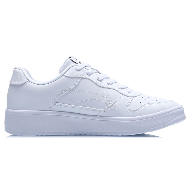 Li-Ning Non-Slip Wear-Resistant Low-Top Skate Shoes Pearl White Men Skate Shoes AGCQ455-2