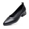 GKTINOO Genuine Leather Pumps Comfort Office Lady Shoes Female 2025 Spring Autumn Pointed Toe Low Heel Soft Women's Work Shoes