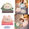 Cartoon Plush Pillow For Office Nap And Car Use, Korean Style Cushion With Soft Cotton Filling 40x40x20cm
