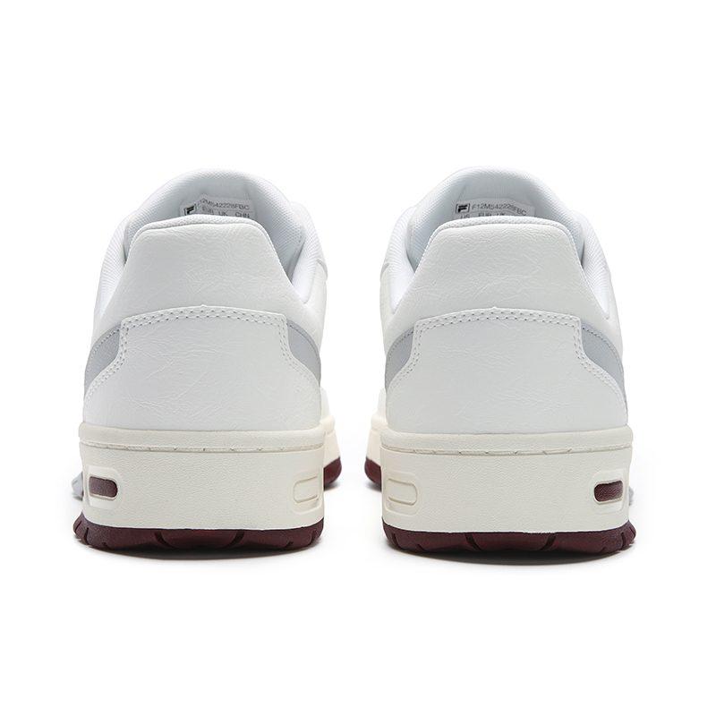 FILA Teratach Wear resistant And Lightweight Low top Skateboard Shoes Men's White Red F12M542228FBC