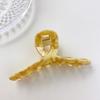 105cm Acetate Stunning Hair Claw Clip In Amber Green And Tortoise Shell Patterns For Trendy Girls