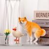 Creative Shiba Inu Car & Desk Ornaments - Cute Animal Models for Center Console Decoration