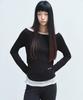 Nigaennikol Shoulder Layered Top_Black