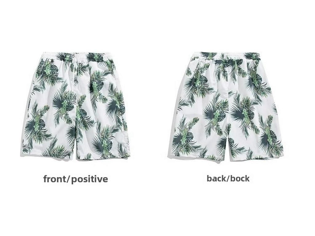 Pánská volná plážová košile a kraťasy