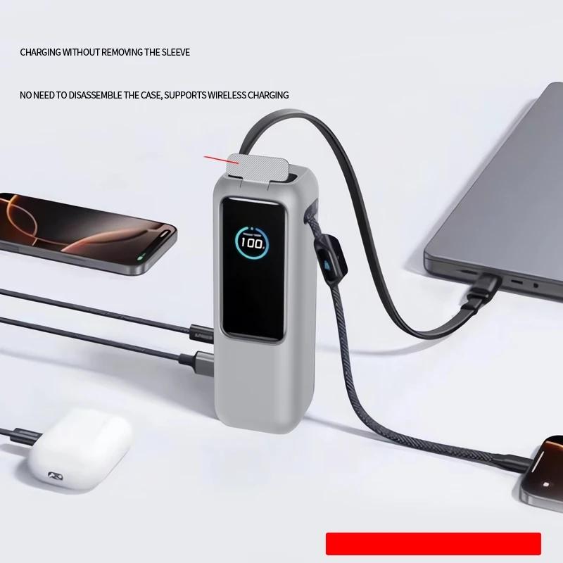 Suitable for Anker Zolo Mobile Power Bank (25000mAH 165W) Power Silicone Protective Cover 360° All-round Protection