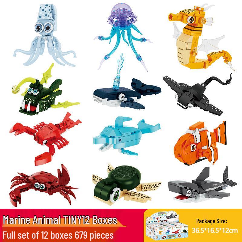 Fangcheng Children's Educational Insect Model Building Set: Butterfly, Scorpion & Centipede Puzzle Toy