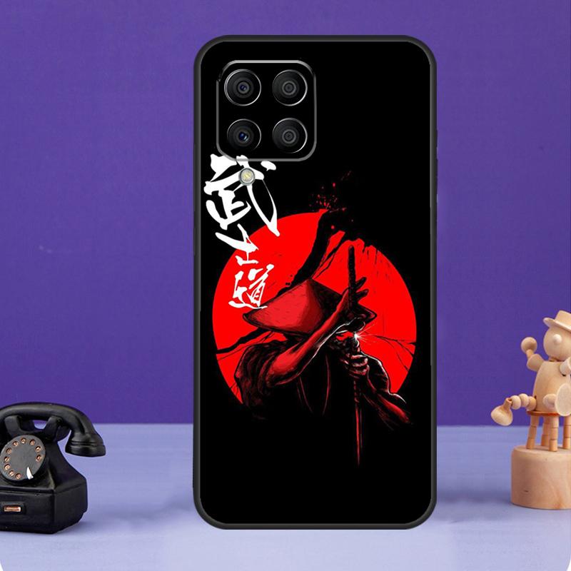 Samurai Japan Art Case For Samsung Galaxy M36 M56 M16 M33 M53 M13 M12 M32 M52 M20 M15 M55 M31 M14 M35 M34 M54