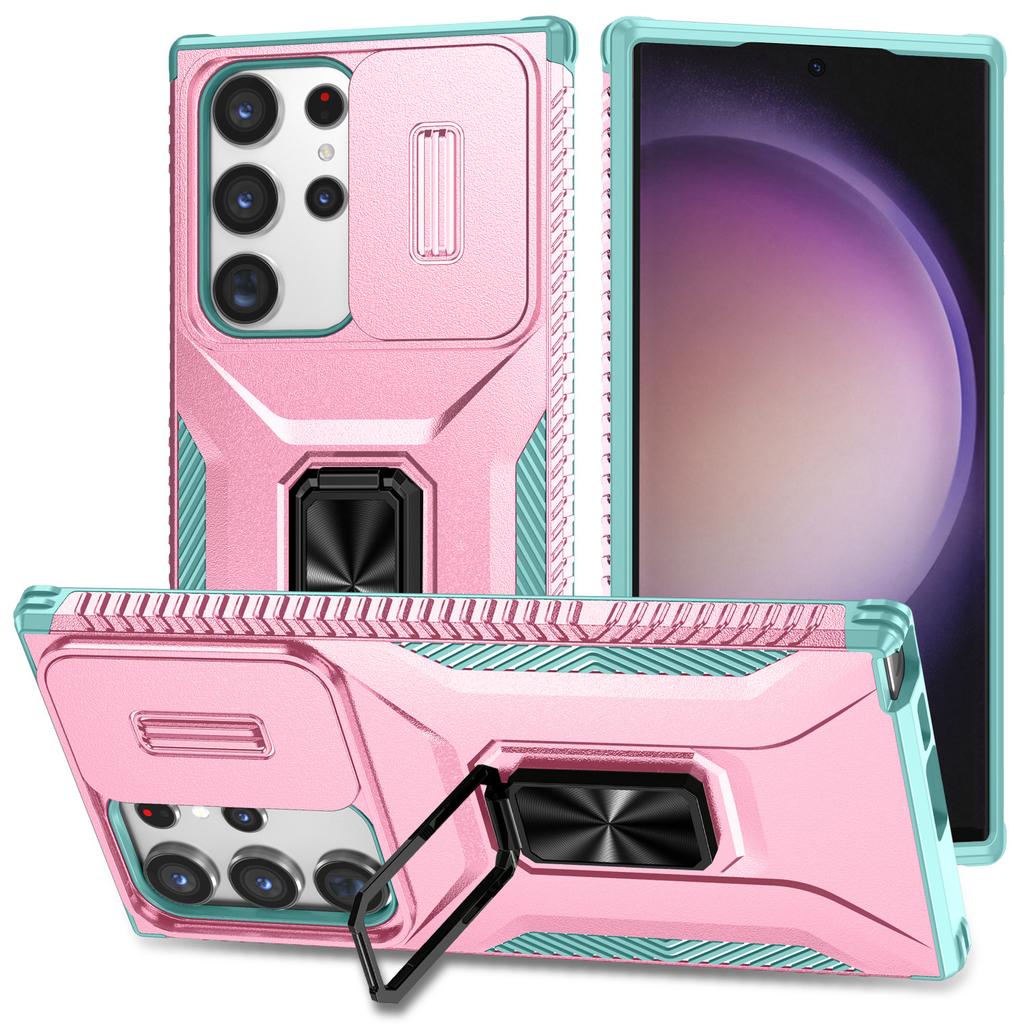 Applicable To Samsung S26Ultra Mobile Phone Case Harvester S25Ultra Bracket S24Ultra Push Window Protective Case