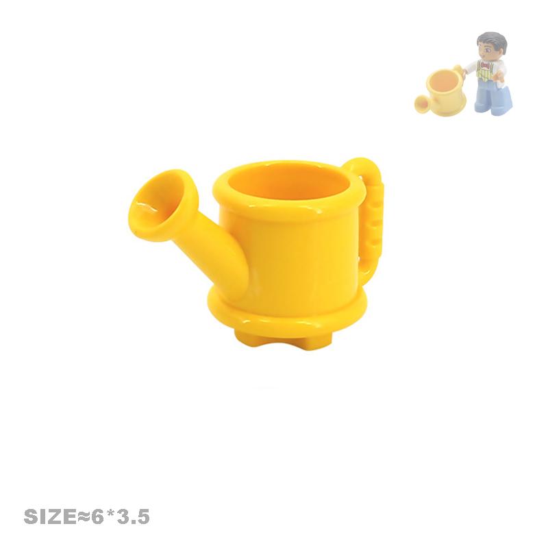 Play House Big Building Blocks Furniture Accessories Utensil Table Chair Compatible Sets Bricks Assemble Toys For Children Gifts