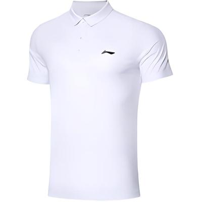 Рубашка поло Slim Fit Solid Color с коротким рукавом Мужская белая APLT261-2