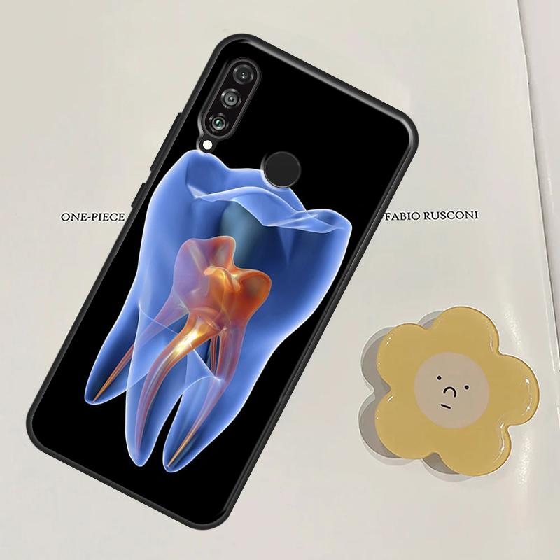 

Dentist Tooth Pattern For Huawei Nova 11 9 10 SE Y60 Y70 Y90 Y61 Y91 Nova 3i 7i 8i 11i P20 P40 Lite P30 Pro Case Nova 10 SE