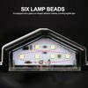 12V Car Truck LED License Number Plate Light Lamp Trailer Rear Tail Light White LED Number Plate Lamp