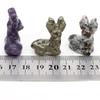 Deer Statue Natural Stone Carved Crystal Reiki Healing Animal Figurines Gemstone Crafts Home Gem Decoration Gifts  1.2"