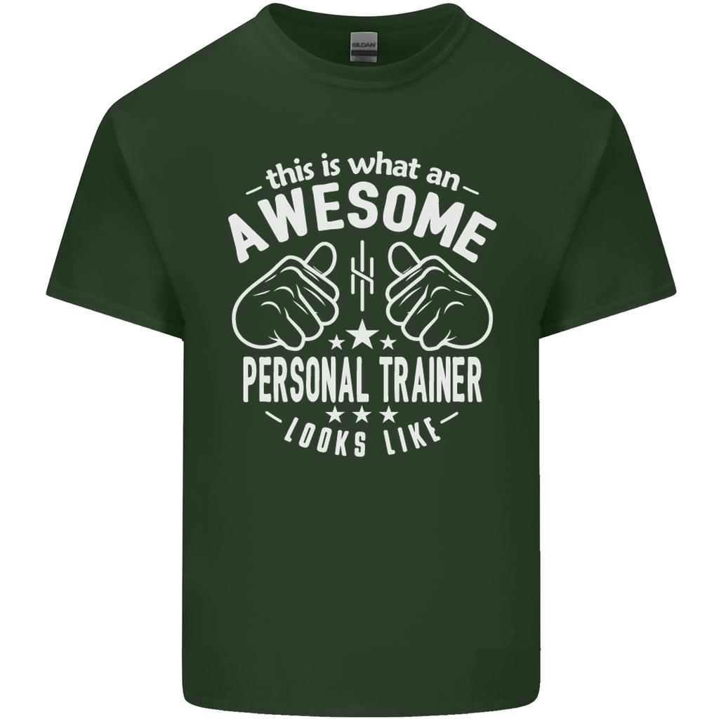 An Awesome Personal Trainer Looks Like Unisexs Light Cotton TShirt