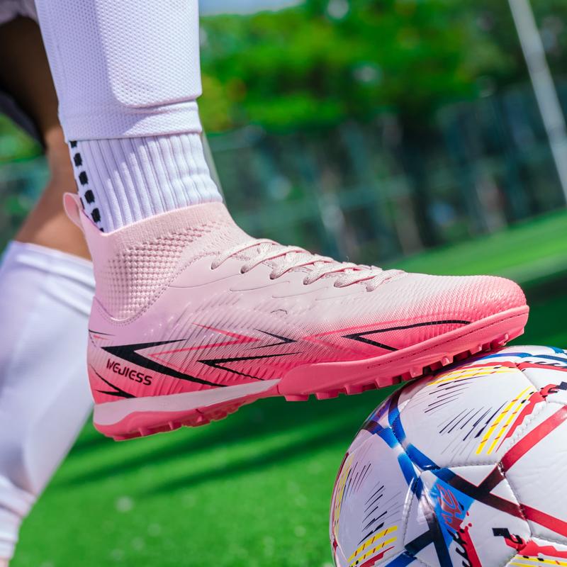 Unisex Fußballschuhe Outdoor/Indoor Jungen Mädchen Fußballschuh Professionelle Futsal Fußballtraining Turnschuhe