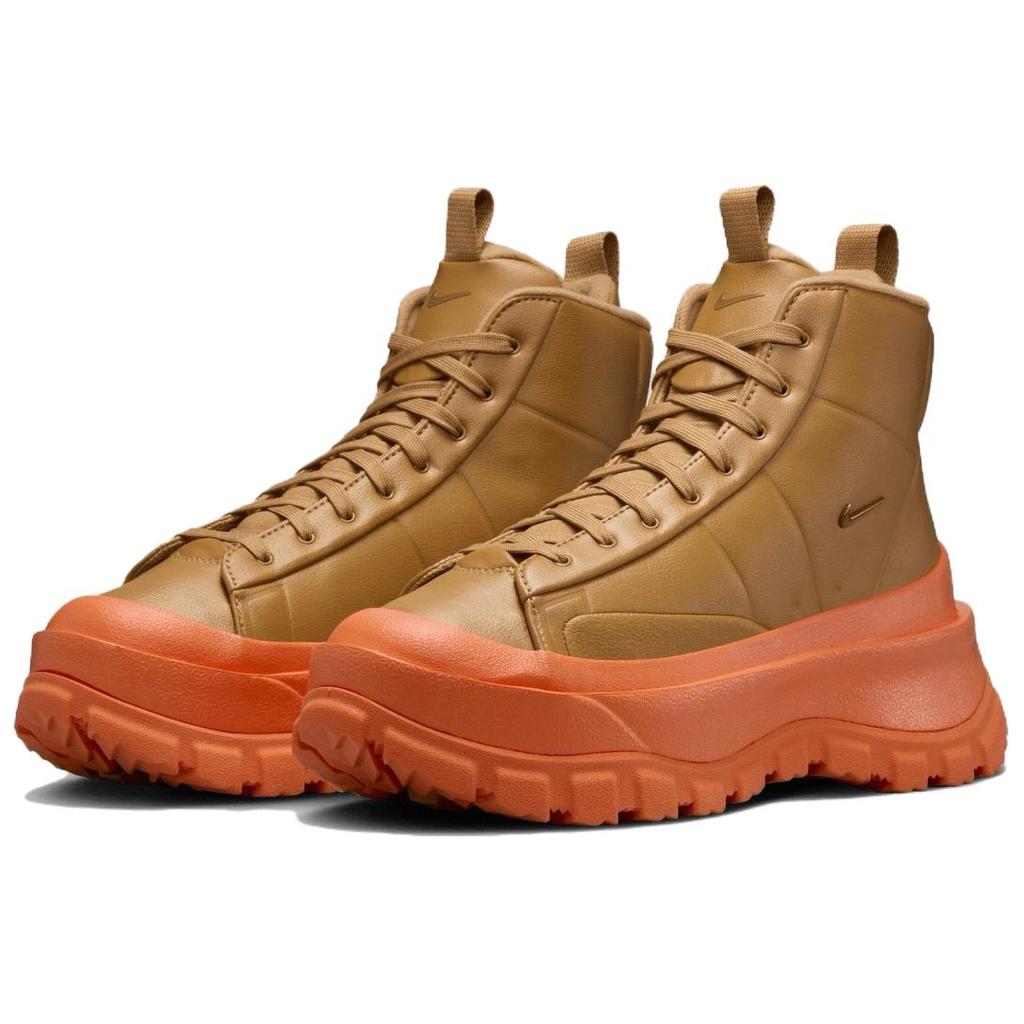 Nike Sako Roam Mid Lněná Bezpečnostní Oranžová Závodní Modrá Světle Britská Hnědá Dámské Tenisky Skate boty FQ9065-200