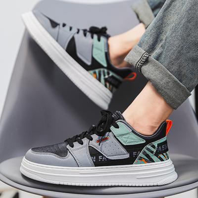 Niche Graffiti Skateboard Shoes Ins Campus Style Student Shoes Retro Casual Stitching Sneakers