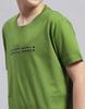 MONTE CARLO Boys Green Printed Round Neck Half Sleeve Regular Fit T-Shirt