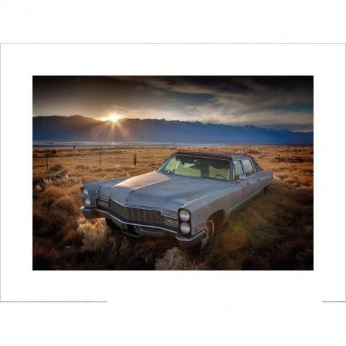 Rod Edwards End Of The Road, California Print