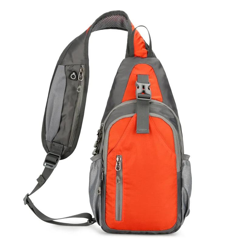 Men'S Leisure Outdoor Hiking Bike Shoulder Bag, Waterproof Sports Crossbody Bag, Travel Backpack, Men'S Chest Bag, Shoulder Bag