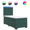 Maison Exclusive - Sommier à lattes de lit avec matelas Vert foncé 90x200 cm
