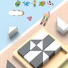 Montessori Building Blocks Wooden 3D Jigsaw Puzzle Logic Games Geometric Shape Puzzles  Kids Toy