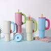 Double-layer Straw Insulated Ice Cup Stainless Steel Car Water Cups New Insulated Cup