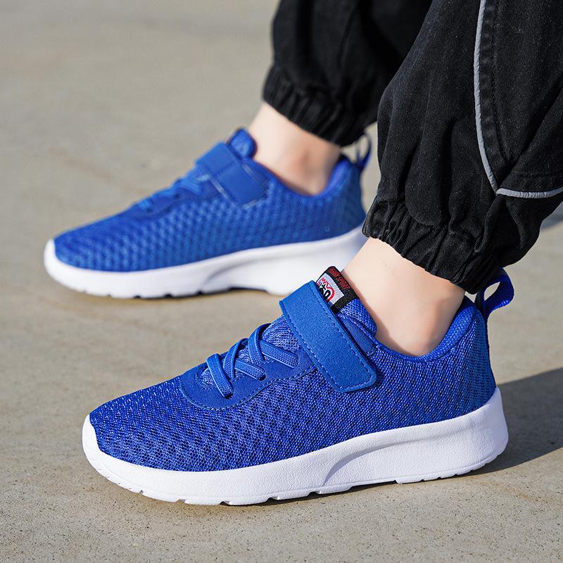 

Spring & Autumn Breathable Children s Sports Shoes - Lightweight Mesh, Soft Sole Running Sneakers for Boys 28