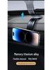 Universal Foldable Magnetic Car Phone Holder: Adjustable, Rotating, and Curved Design for Dashboard.