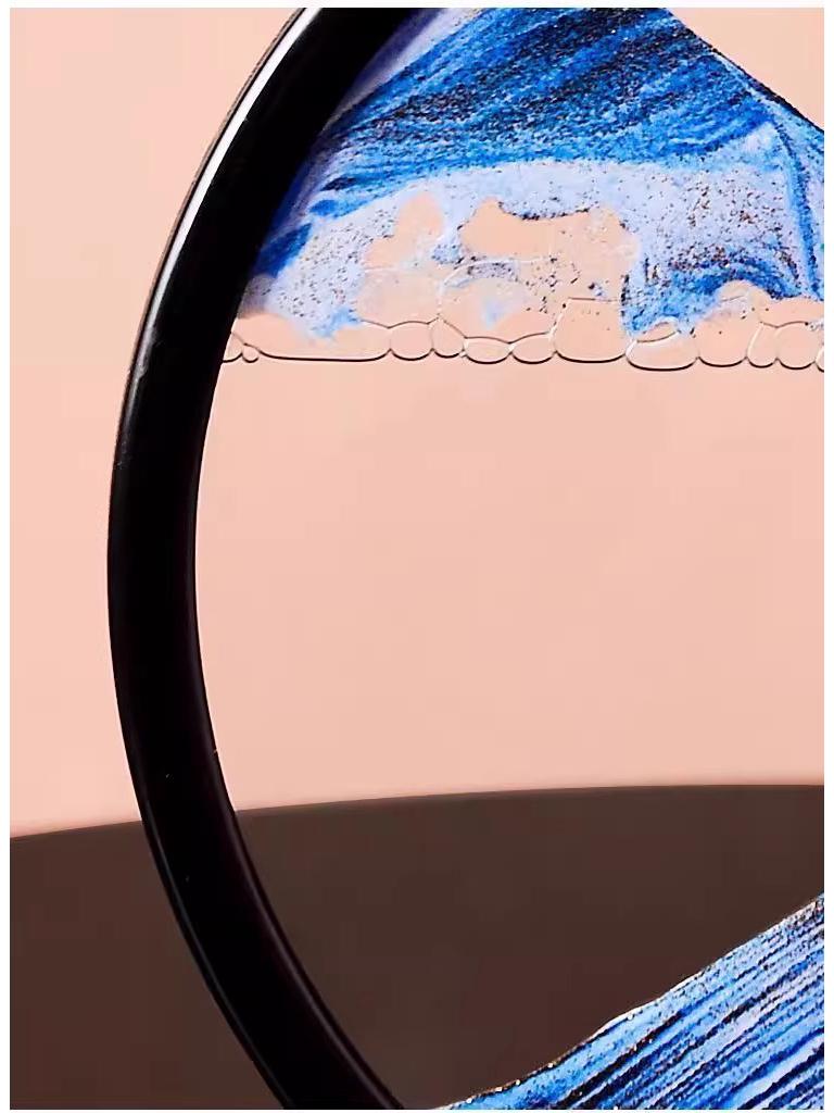 3D Quicksand Hourglass Art Decor for Living Room or Office - Creative Landscape Design