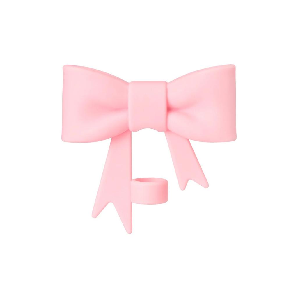 Reusable Toppers Silicone Accessories Bowknot Plug Bow Straw Cap Covers Dust-proof Straw Tips For Cups 30&40 Oz Tumbler