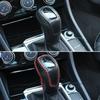 Schalthebelknauf Kopf Abdeckung Hülle Kohlefaser Autozubehör Für Volkswagen Sagitar Tacqua Tayron Polo Plus Tcross 2019-2024