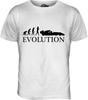 Motor Racing Evolution of Man Mens T Shirt Top T-Shirt