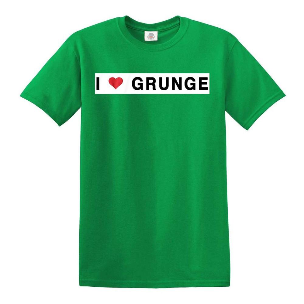 I love grunge tshirt 100 cotton mens s to 5xl top tee