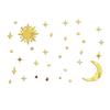 Sun Moon Stars DIY Acrylic Mirror Wall Stickers 3D Wall Stickers For Kids Rooms Decor