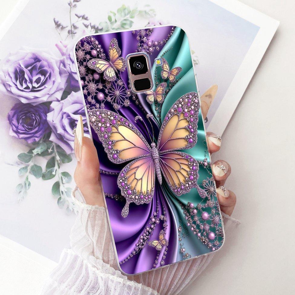 Clear Casing For Samsung Galaxy A8 Plus 2018 SM-A730F Phone Case For Samsung A8 Plus 2018 Cover Cute Fashion Funny Cool Painted