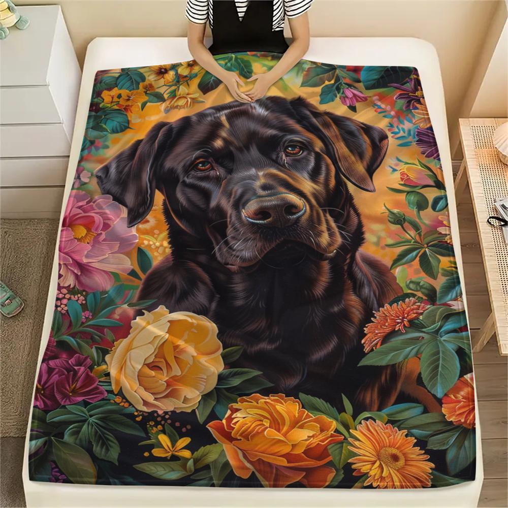 

1 шт. Фланелева ковдра з мультяшним принтом, Висока якість, Зручна для всіх сезонів, Декор для дому, Тепло та затишок, Ідеальний подарунок на Різдво, День народження 80cm x 120cm