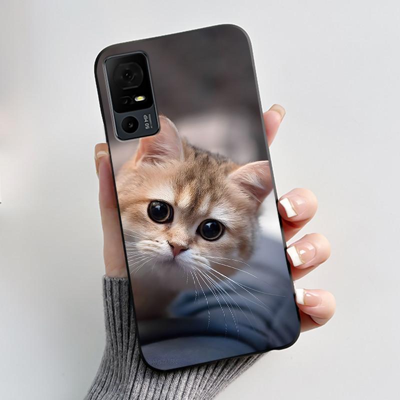 Cute Case For TCL 40 XL Fundas TCL 40T T608DL Cover For Lively Jitterbug Smart 4 Printing Shells Protective Soft Silicone Casing