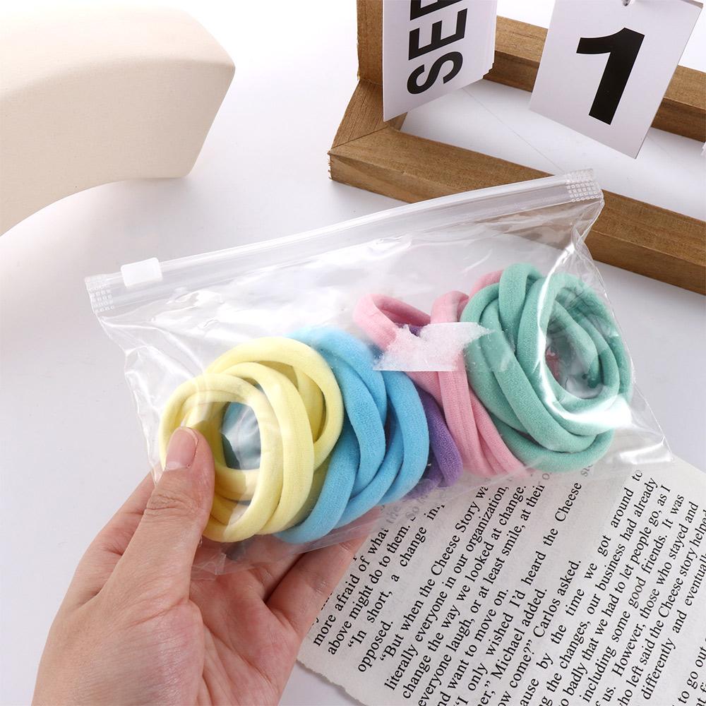 Elastic Women 25Pcs/bag Candy Colors Rubber Bands Hair Rope Hair Accessories Ponytail Holder