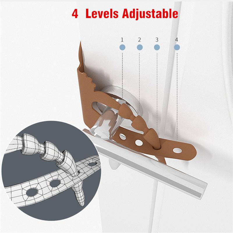 Door Slam Preventer Anti-collision Silicone Door Silencer Quiet Door Closer Cushion Door Lock Cover Cushion Noise Reduced
