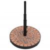 VidaXL Round Terracotta Parasol Base 12 Kg 362219