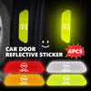 4 Stück Auto Tür Reflektorstreifen Nacht Sicherheits Warnband Aufkleber für Astra G H J K F Corsa D Zafira B Insignia Mokka Regal