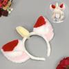 High Elasticity Plush Headbands Featuring Cute Mythical Ears Face Washing Soft Material Sensitive Skin Friendly