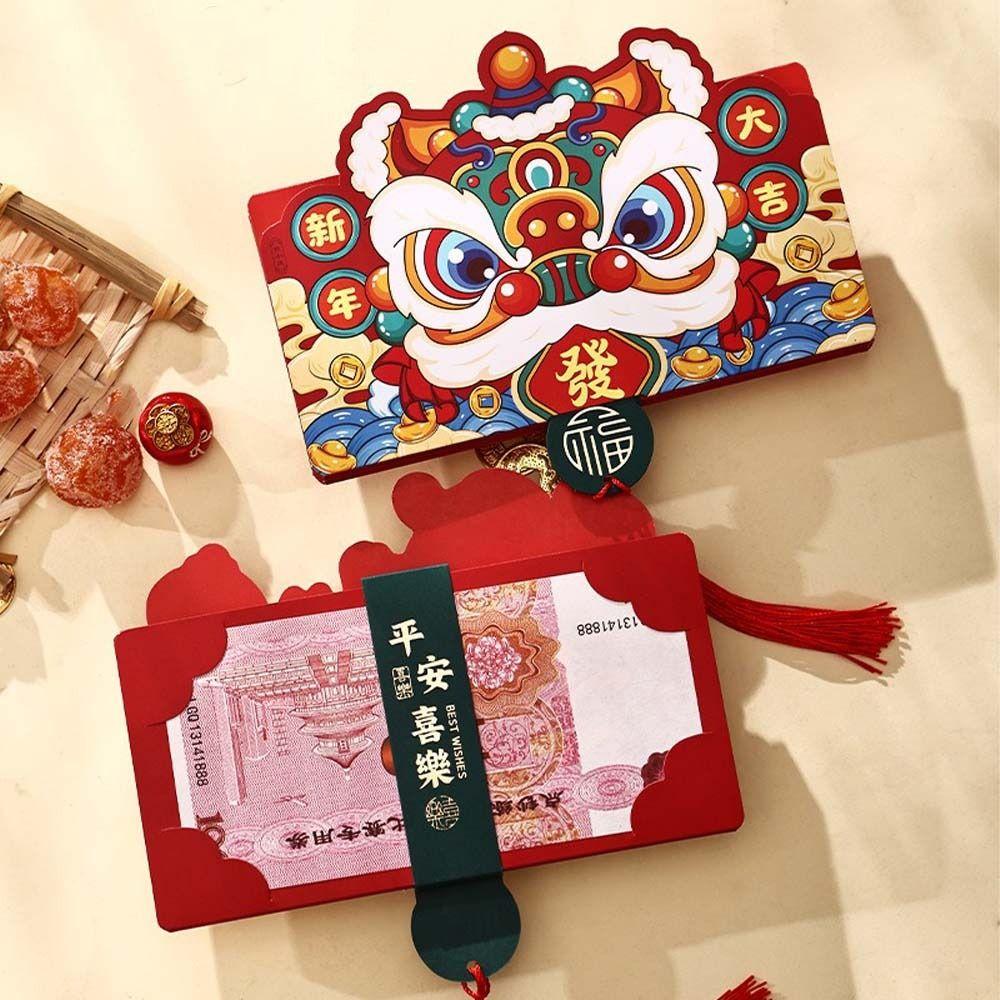 2026 Horse Year Folding Red Envelope Traditional Lucky Money Pocket  Birthday Celebration