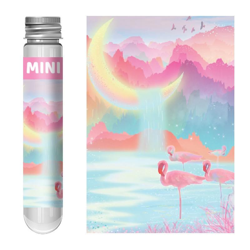 150PCS Mini Test Tube Oil Painting Jigsaw Puzzles Set Family Educational Toys Gifts for Adults Children Creative DIY Puzzle Game