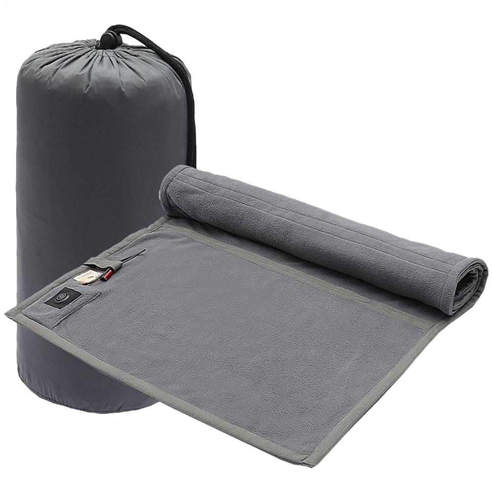 USB Powered Heated Sleeping Bag Electric Warm Foldable Camping Gear for Adults Men Women Outdoor Winter Survival Picnic