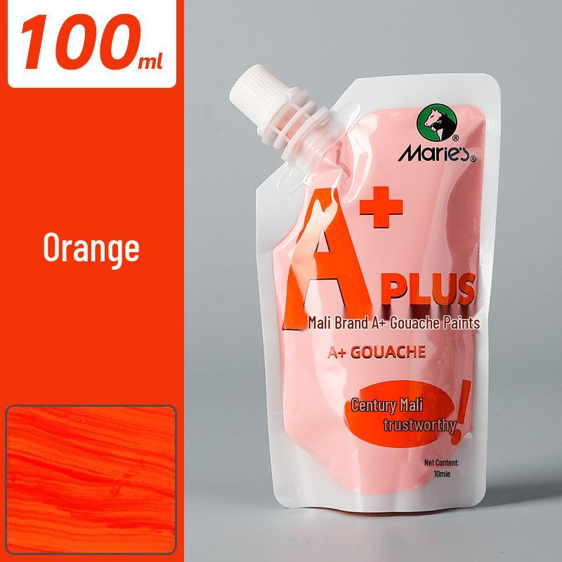 Mali 100ml Washable Gouache Paint Set for Kids - Squeeze & Refill Jelly Pack